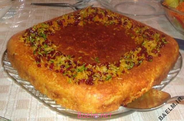طرز تهیه ته چین مرصع پلو