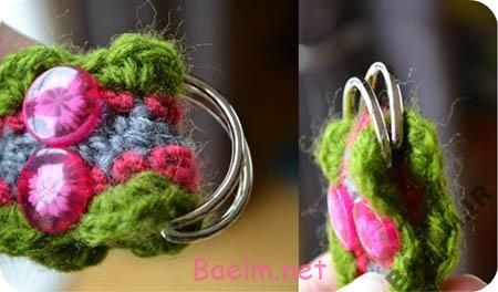 آموزش قلاب بافی | بافت کمند + عکس