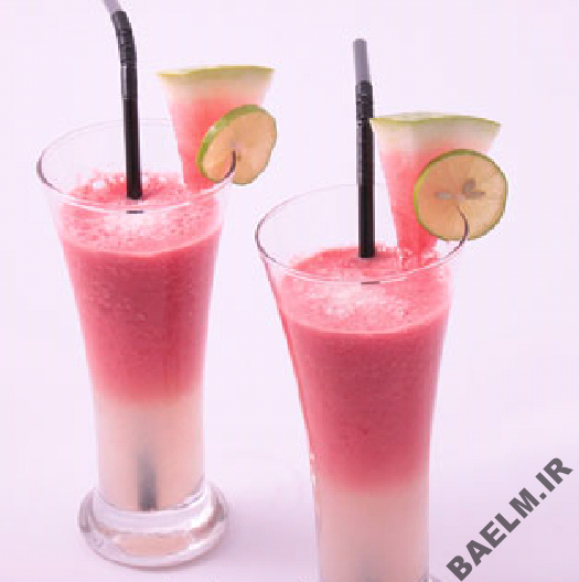 طرز تهيه آب هندوانه و نارگیل