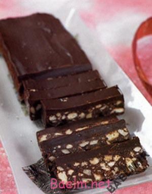 طرز تهیه اسلایس شکلاتی