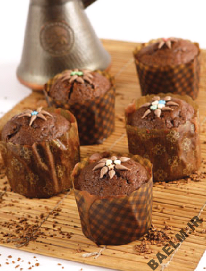 طرز تهیه مافـين نسكـافه و شكـلات