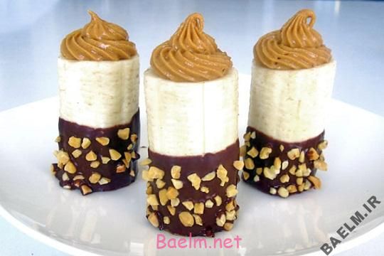 طرز تهیه موز و کره بادام زمینی