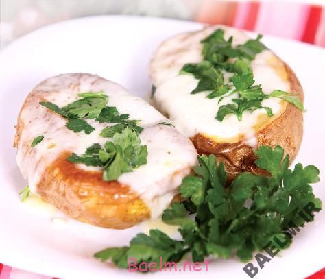 طرز تهیه سالاد سیب زمینی تنوری اسپانیایی