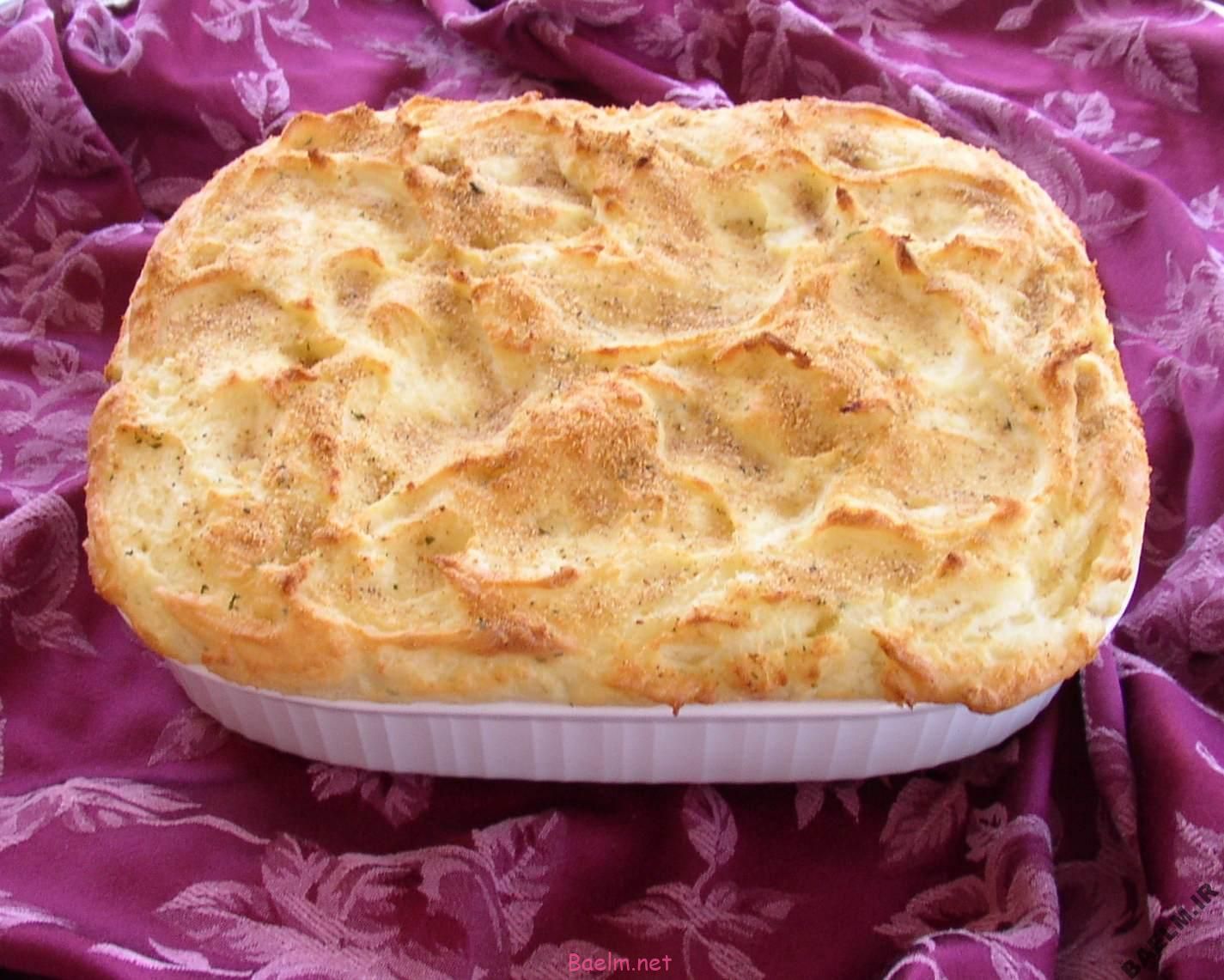 طرز تهیه سـوفله سـيب‌زمينی