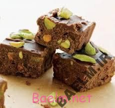 آموزش پخت شیرینی شکلات پسته