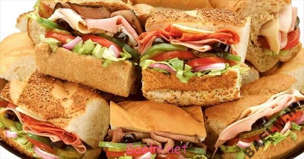 پـانینی مـرغ و سـبزيجات