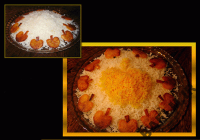 طرز تهیه پلو سیب زمینی