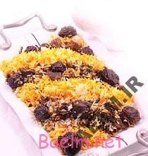 طرز تهیه اسفناج پلو با آلو