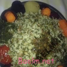 طرز تهیه سبزی پلو سمنانی