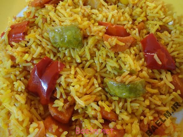 طرز تهیه پلوی سبزیجات