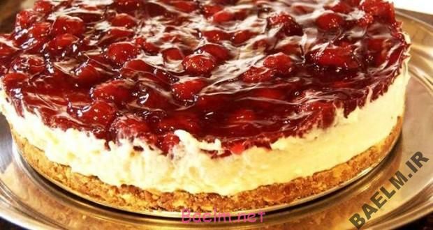 طرز تهیه چـیز کیـک گـرم(آلبــالویی)