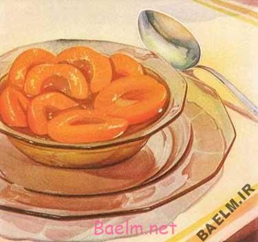 طرز تهیه کمپوت زردآلو