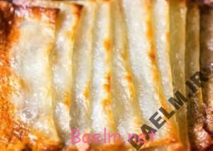 طرز تهیه سیب زمینی به شکل دومینو