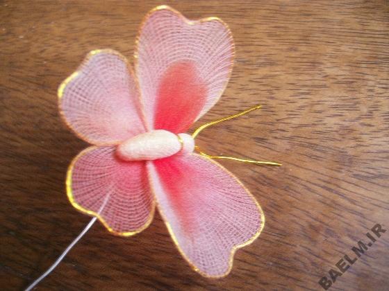 ساخت كاردستي بسيار زيبا با جوراب | پروانه جورابي ساخت كاردستي بسيار زيبا با جوراب | پروانه جورابي