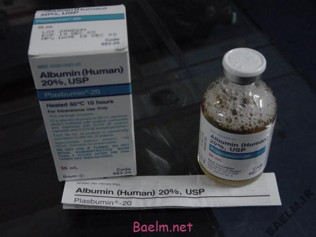 دارونامه | موارد مصرف و عوارض داروی آلبومین (انسانی)