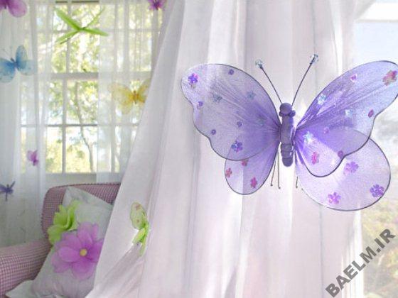 ساخت كاردستي بسيار زيبا با جوراب | پروانه جورابي