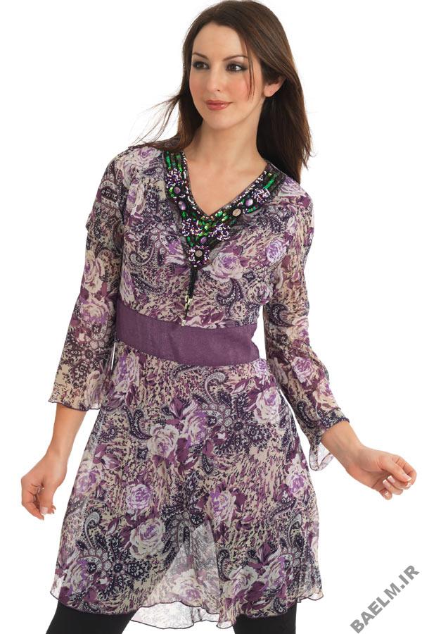 Chiffon Kurti 2 001 مدل های متنوع لباس های خانگی و راحت برای خانم ها