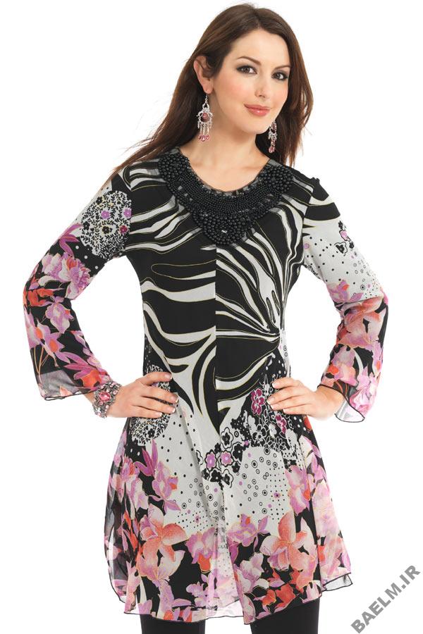 Chiffon Kurti 2 004 مدل های متنوع لباس های خانگی و راحت برای خانم ها