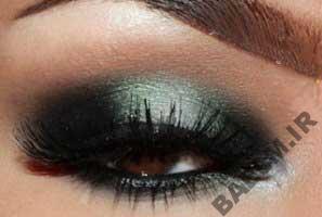 آرایش چشم ,آرایش چشم زیبا,آموزش تصویری آرایش چشم