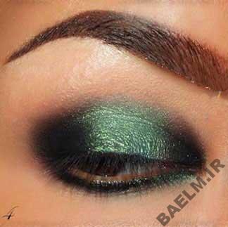 آرایش چشم ,آرایش چشم زیبا,آموزش تصویری آرایش چشم