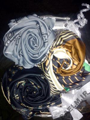 تزیین روسری,تزیین خونچه عروس تزیین روسری,تزیین خونچه عروس