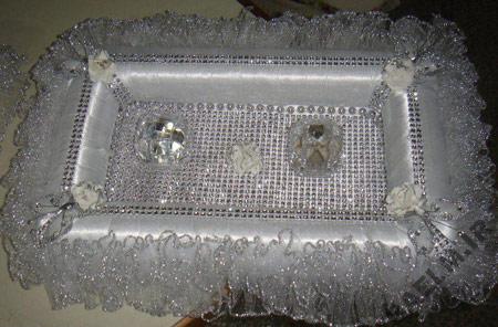 تزیین جای حلقه,جای حلقه عروس و داماد تزیین جای حلقه,جای حلقه عروس و داماد