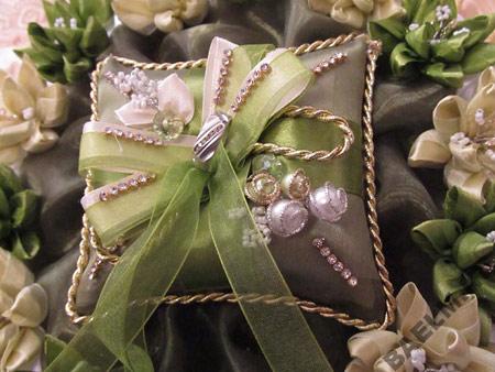 تزیین جای حلقه,جای حلقه عروس و داماد تزیین جای حلقه,جای حلقه عروس و داماد