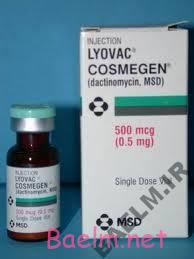 دارونامه | موارد مصرف و عوارض داروی داکتینومایسین