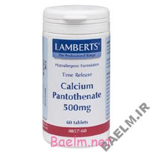 دارونامه | موارد مصرف و عوارض داروی کلسیم پانتوتنات