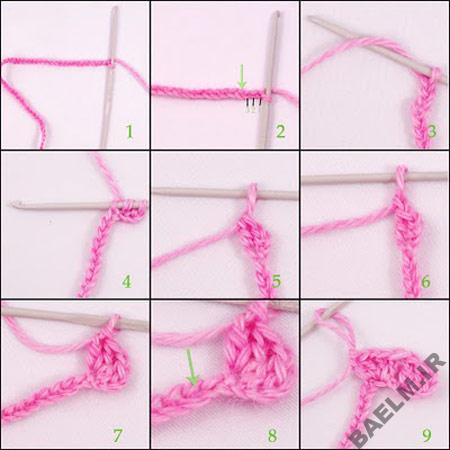 آموزش قلاب بافي | آموزش بافت پادري + عكس نحوه بافت پادری, آموزش بافت پادری