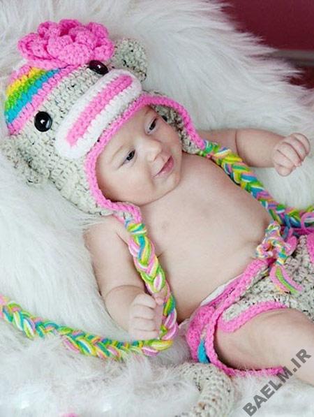 مدل کلاه بافتنی, کلاه بچه گانه