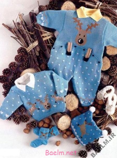 قلاب بافي ، مدل هاي زيباي لباس بافتني سرهم نوزاد و بچه