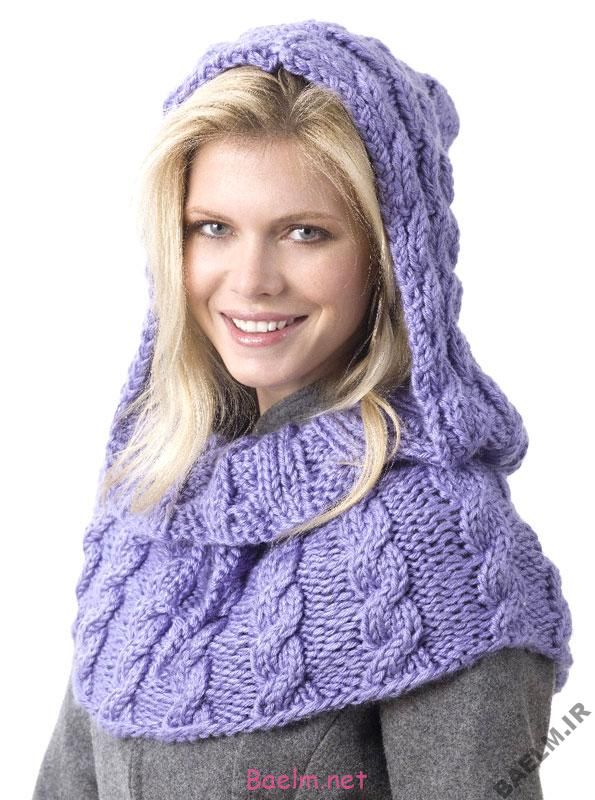 قلاب بافي  | آموزش رج به رج بافت پانچو