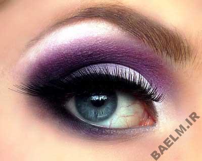 مدل هاي زيباي آرايش چشم به رنگ بنفش ( رنگ سال 93 ) 1414