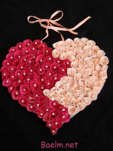 هنر خانه داری | آموزش درست کردن یک آویز زیبا به شکل قلب