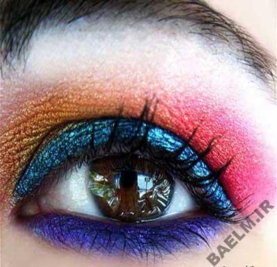 آرایش و زیبایی | آموزش رنگ سایه های مختلف برای رنگ چشم های مختلف fun752-2