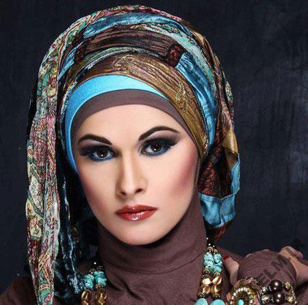 مد و زیبایی | جدیدترین مدل شال عربی مجلسی 2014 fun752-2