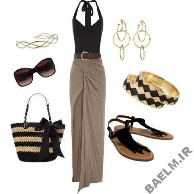 مد و زیبایی | شیک ترین مدل ست کردن لباس شب mo12751