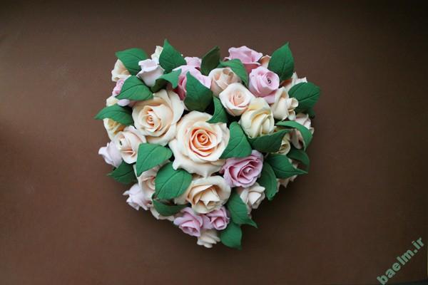هنر خانه داري | آموزش ساخت گل رز با استفاده از خمير چيني