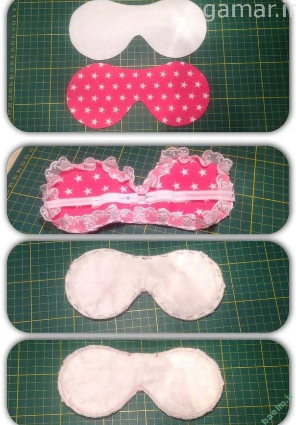 خیاطی | آموزش قدم به قدم دوخت چشم بند(تصویری) 2532