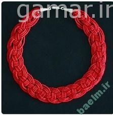 آموزش بافتنی و قلاب بافی | آموزش گردنبند بافتنی