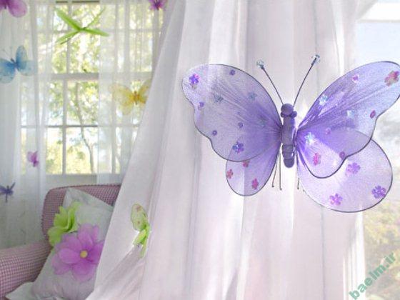 ايده | ساخت پروانه زيبا از جوراب هاي كهنه و دور انداختني !!!