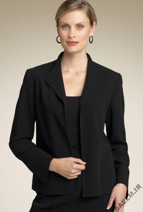 مد و زیبایی | طرح ها و مدلهای زیبای کت زنانه مشکی