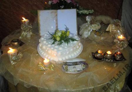 عقد و عروسي | گالري تصاوير تزئين سفره عقد hou6302