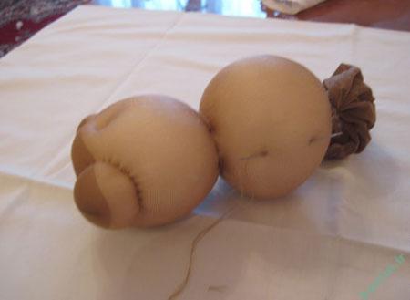 عروسك سازي | آموزش تصويري ساخت عروسك با مزه با جوراب كهنه 12