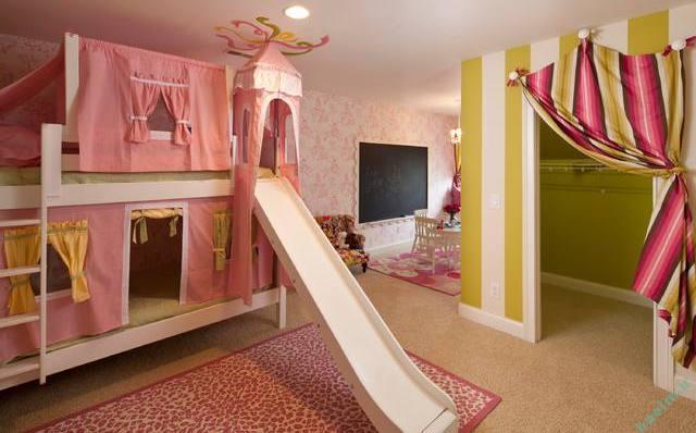 تخت بچه | عكس دكوراسيون اتاق خواب و تخت خواب بچه ( كودك ) 21