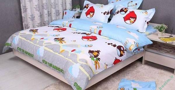 دكوراسيون اتاق كودك | ست كاغذ ديواري با روتختي اتاق خواب كودك 2