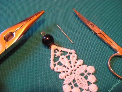 هنر خانه داري | اموزش درست كردن گوشواره گيپوري + تصوير