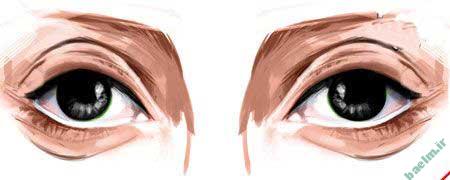 آموزش زیبایی,آرايش چشم,درشت جلوه کردن چشم‌ها