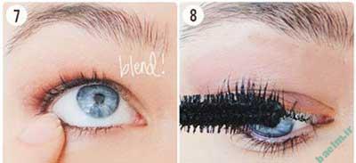 آرایش چشم,آرایش چشم قهوه ای, آرایش صورت